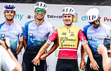 Scott Cycle Passion Racing Team Sanas na een mountainbikewedstrijd