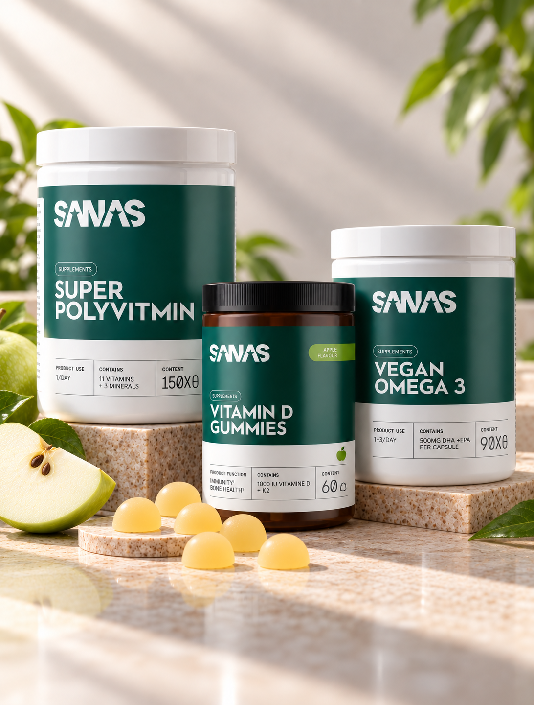Sanas immuniteitsbundel met vitaminde D en omega 3 vetzuren