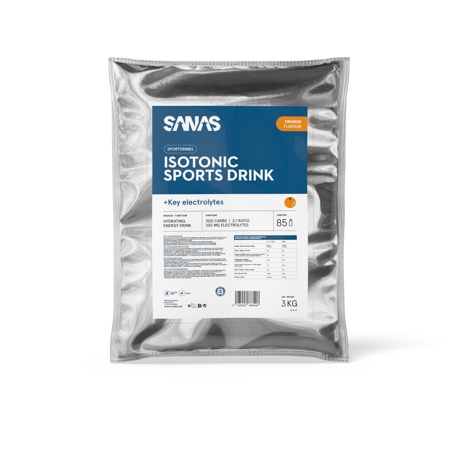 Boisson isotonique pour sportifs (Isomix)