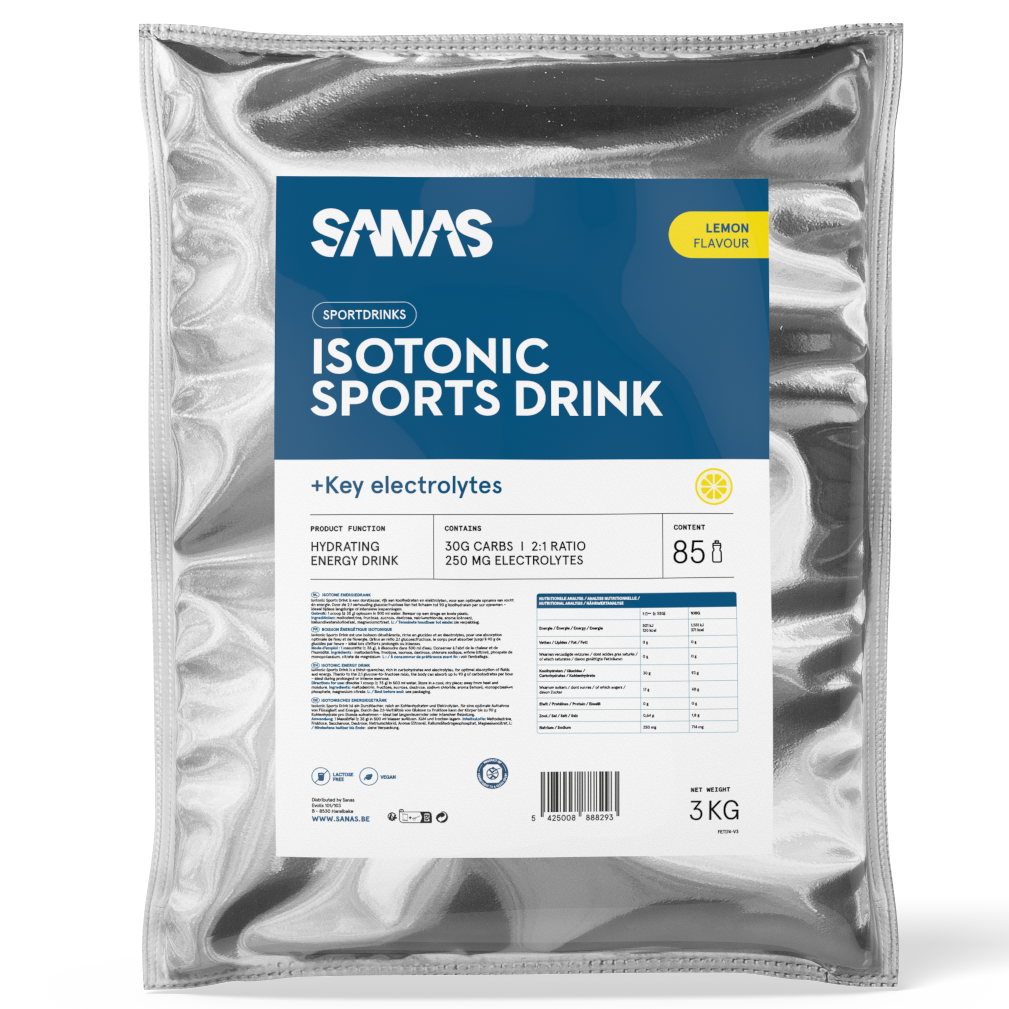 Sanas isotone sportdrank zonder kleurstoffen