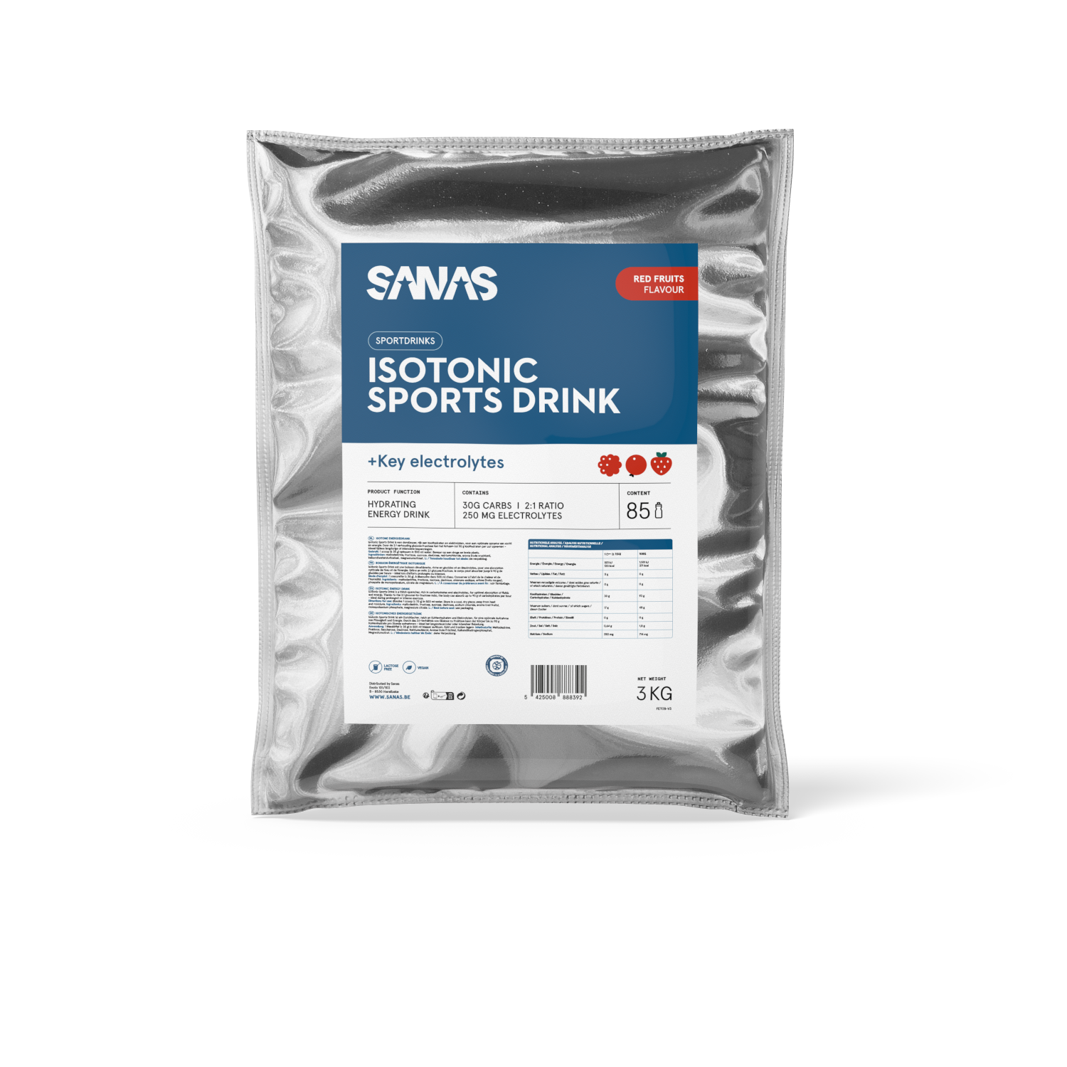 Boisson isotonique pour sportifs (Isomix)