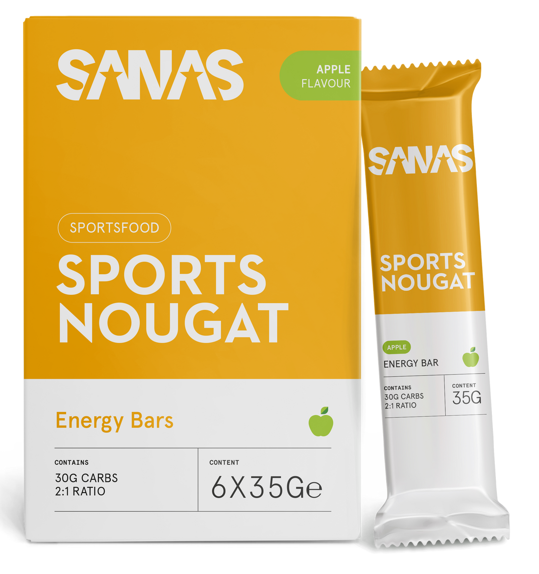 Sports nougat energy bar