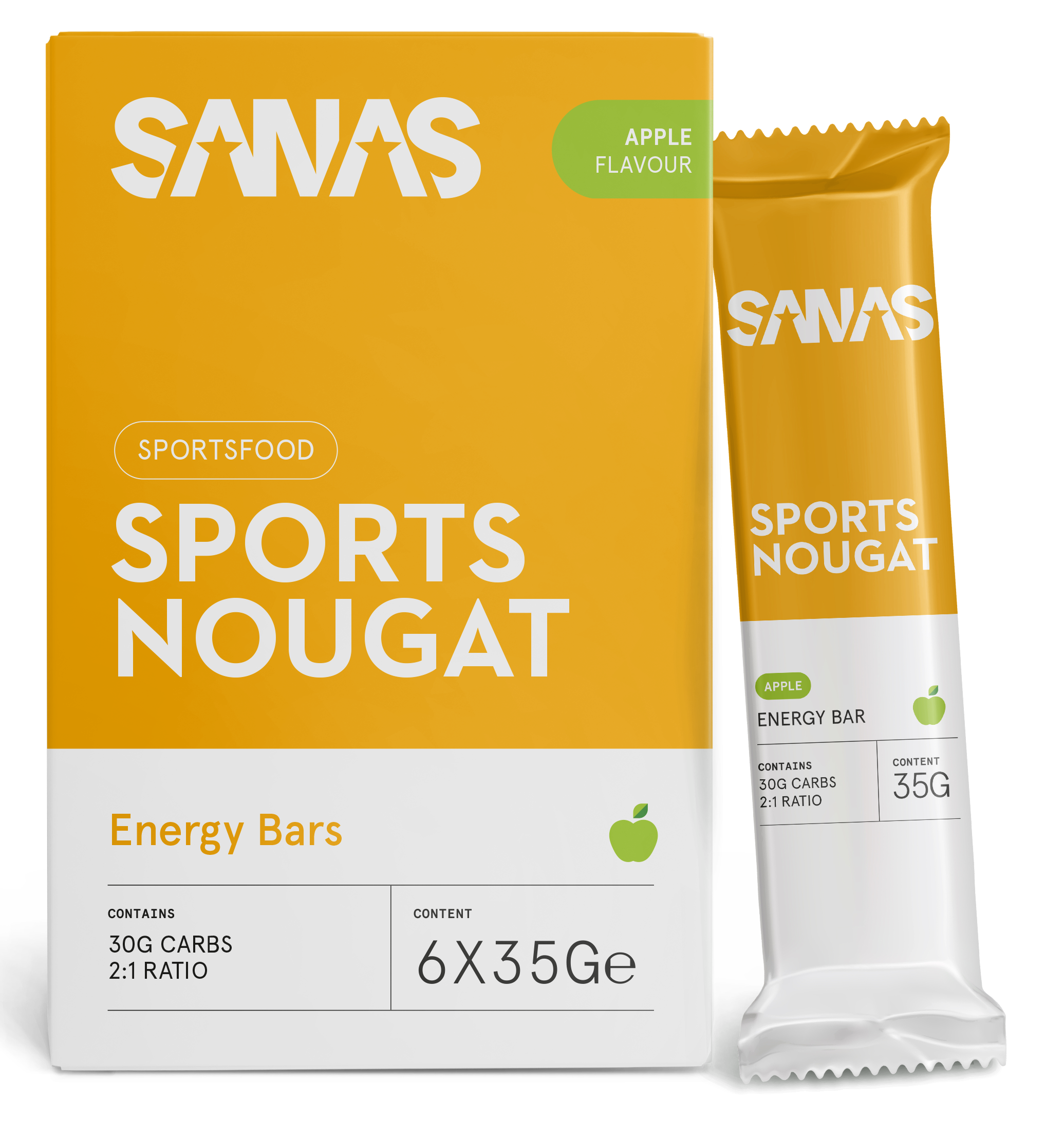 Sports nougat energy bar