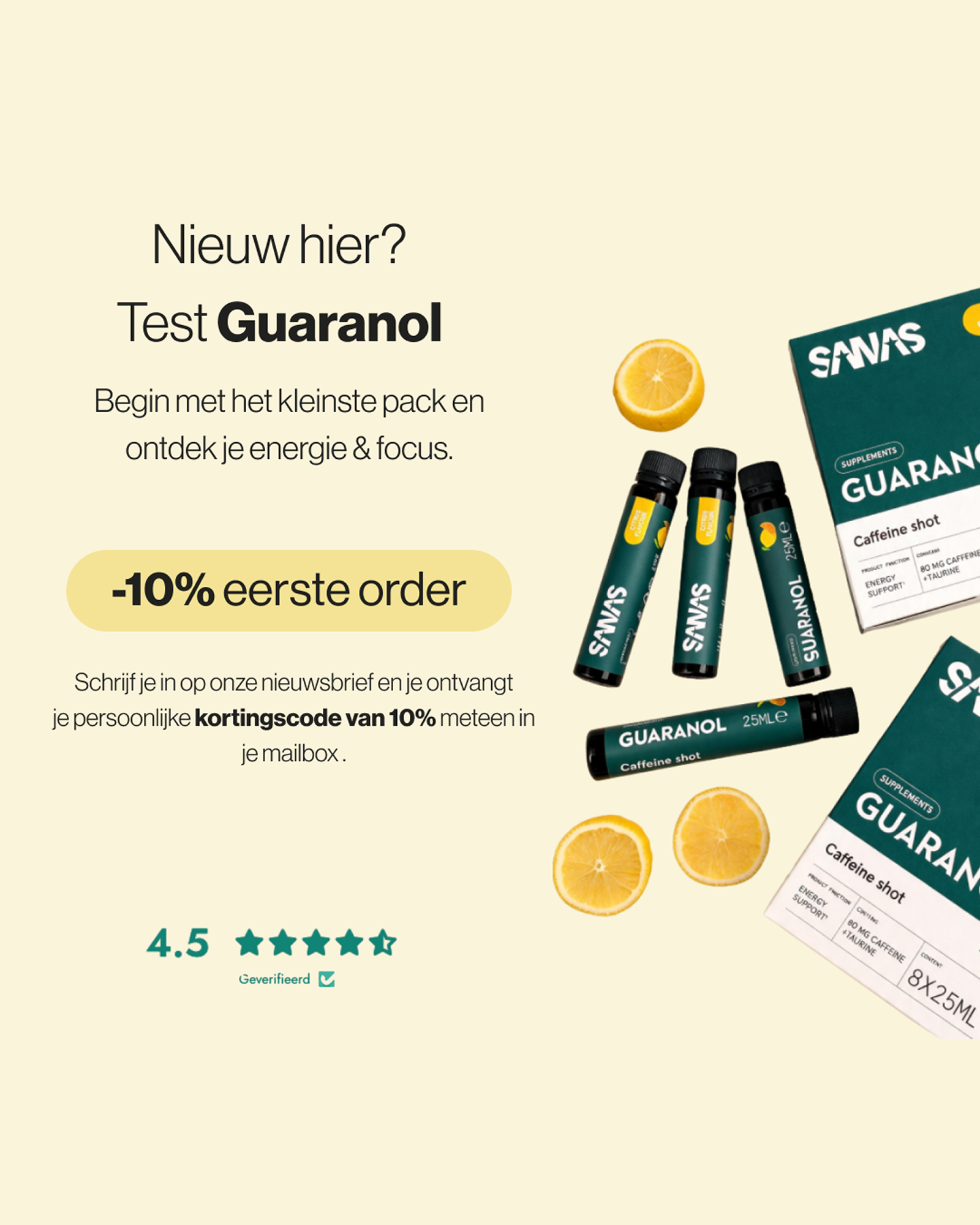 Guaranol - Cafeïne shot