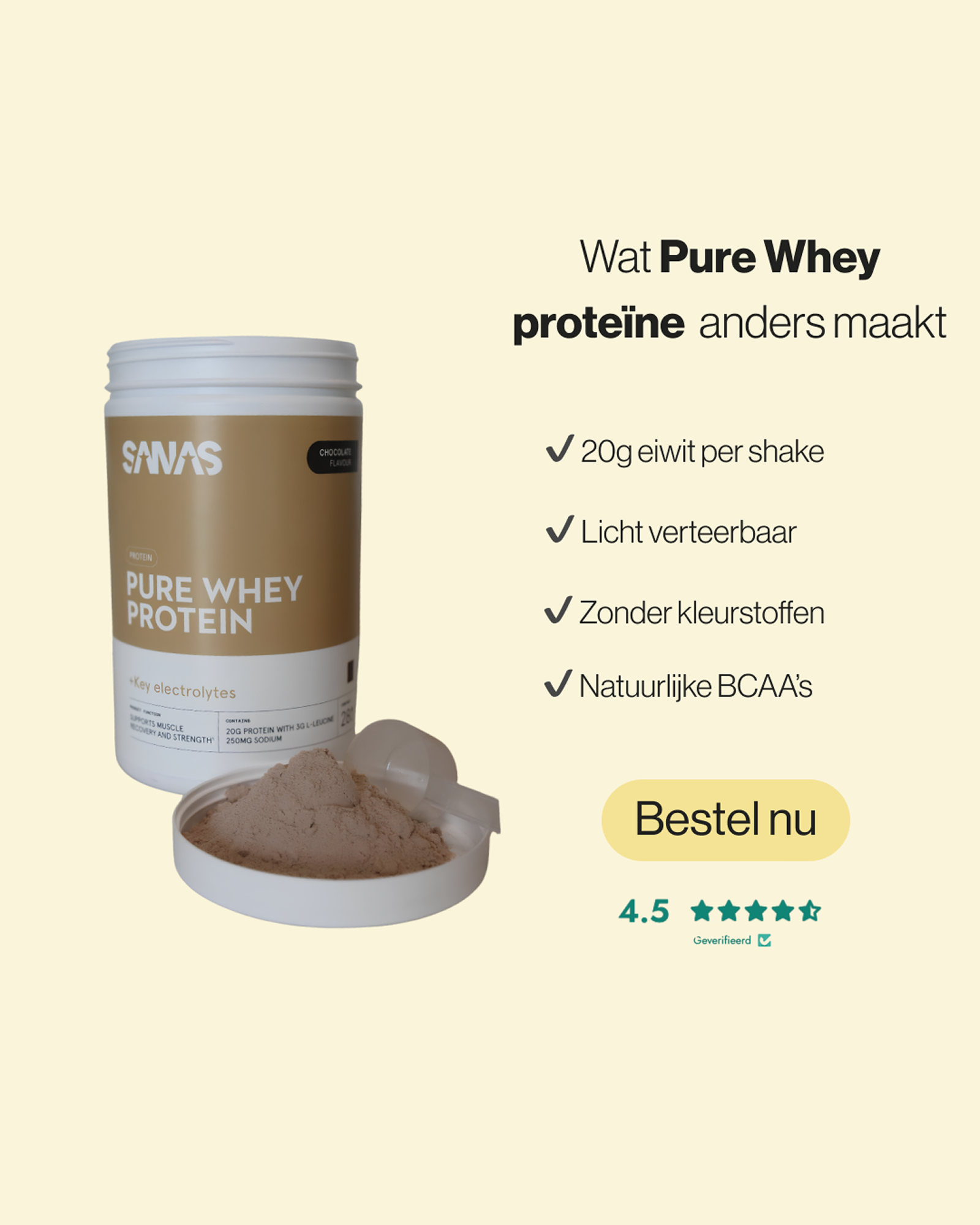 Pure Whey Protein (formerly: 100% Whey Protein)