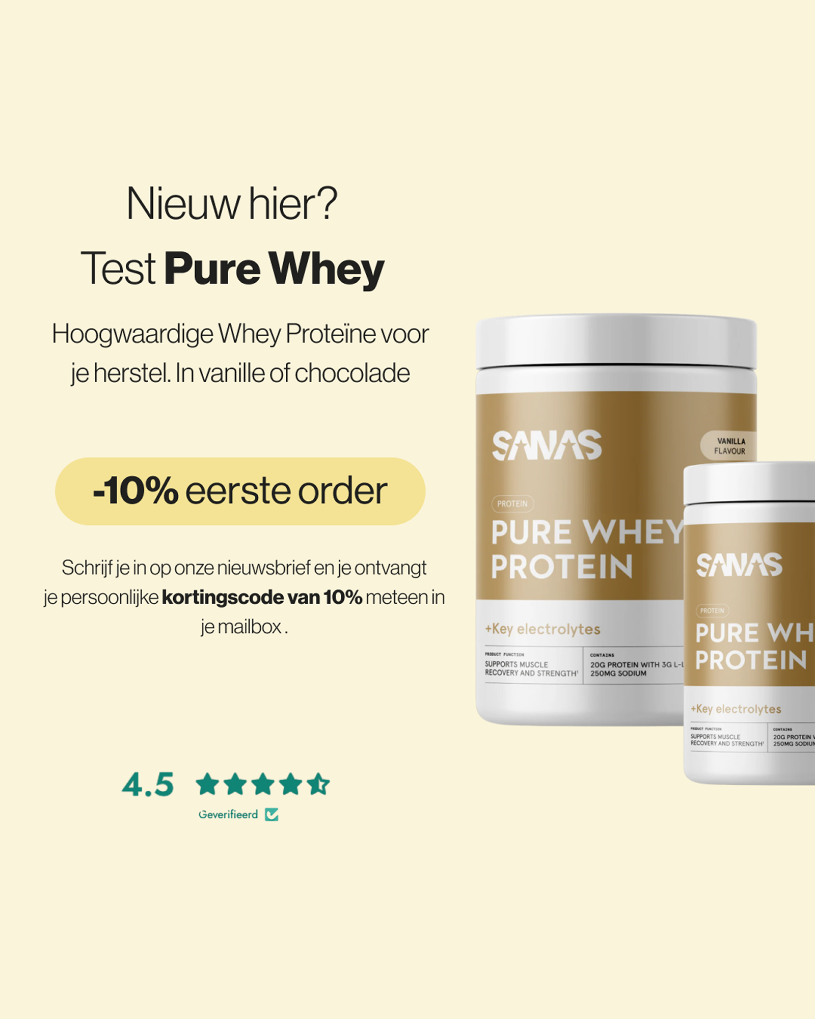 Pure Whey Protein (formerly: 100% Whey Protein)