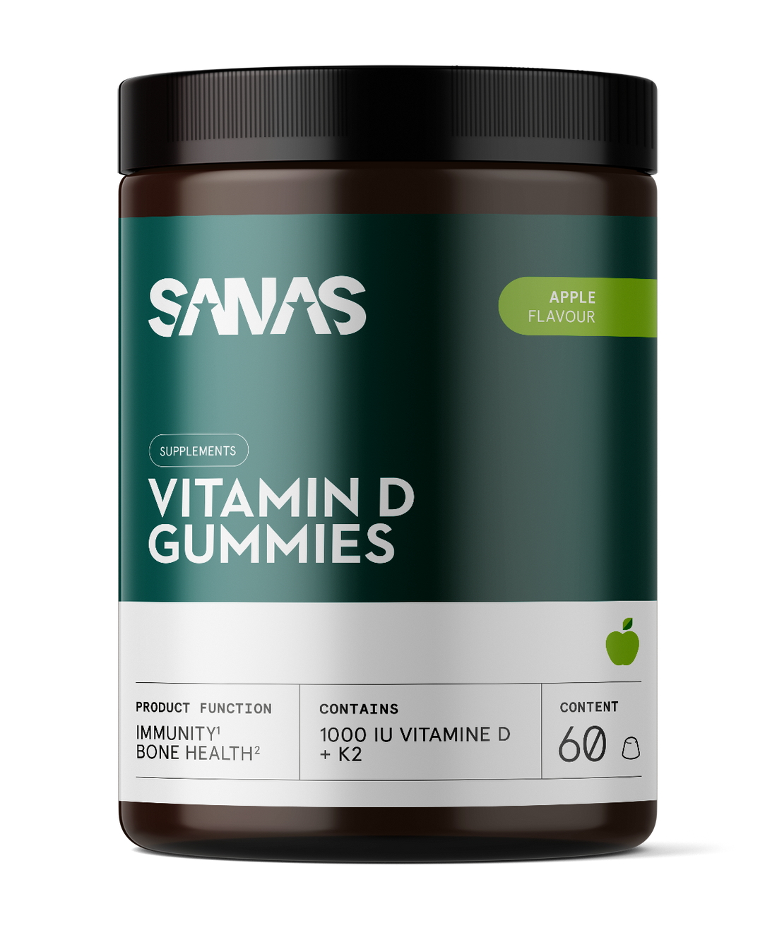 Sanas Vitamine D + K2 Gummies met 1000 IE vitamine D3