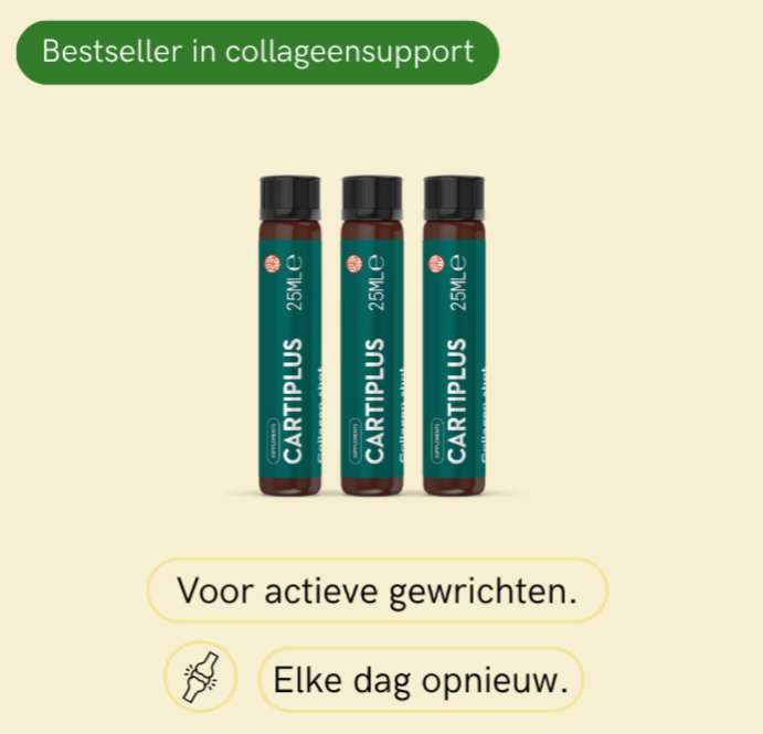 Sanas Cartiplus vloeibare collageen shot voor dagelijks gebruik